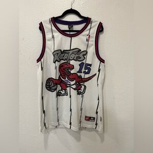 Vintage Nike Team Toronto Raptors Vince Carter #15 Jersey Men’s XL White NBA 90s